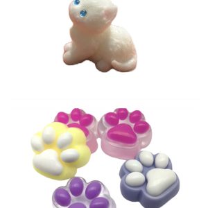 Squishee pisicuta antistres lipicioasa si taba laba  labuta pisca