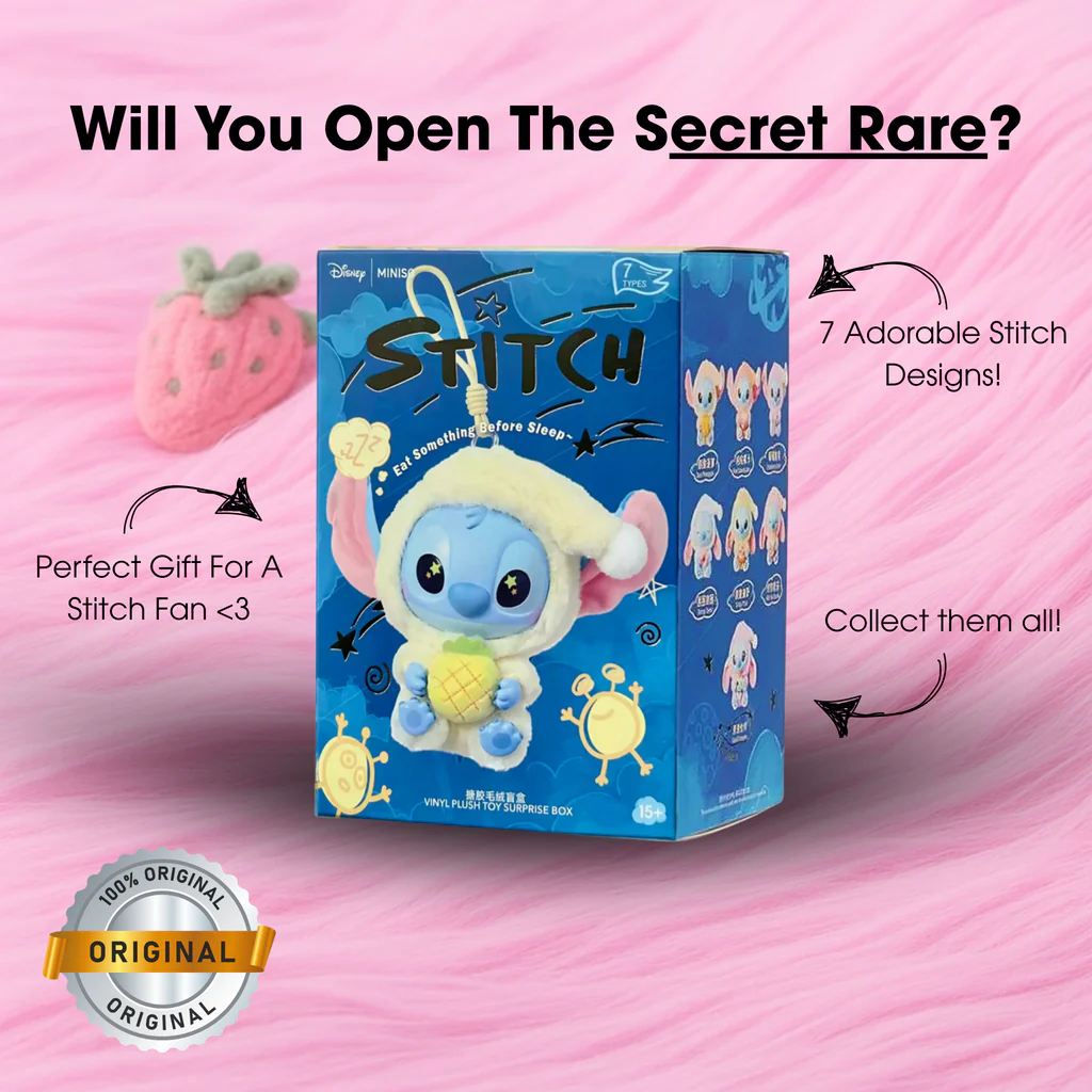 Breloc de Plus Stitch, breloc surpriza - imagine 3