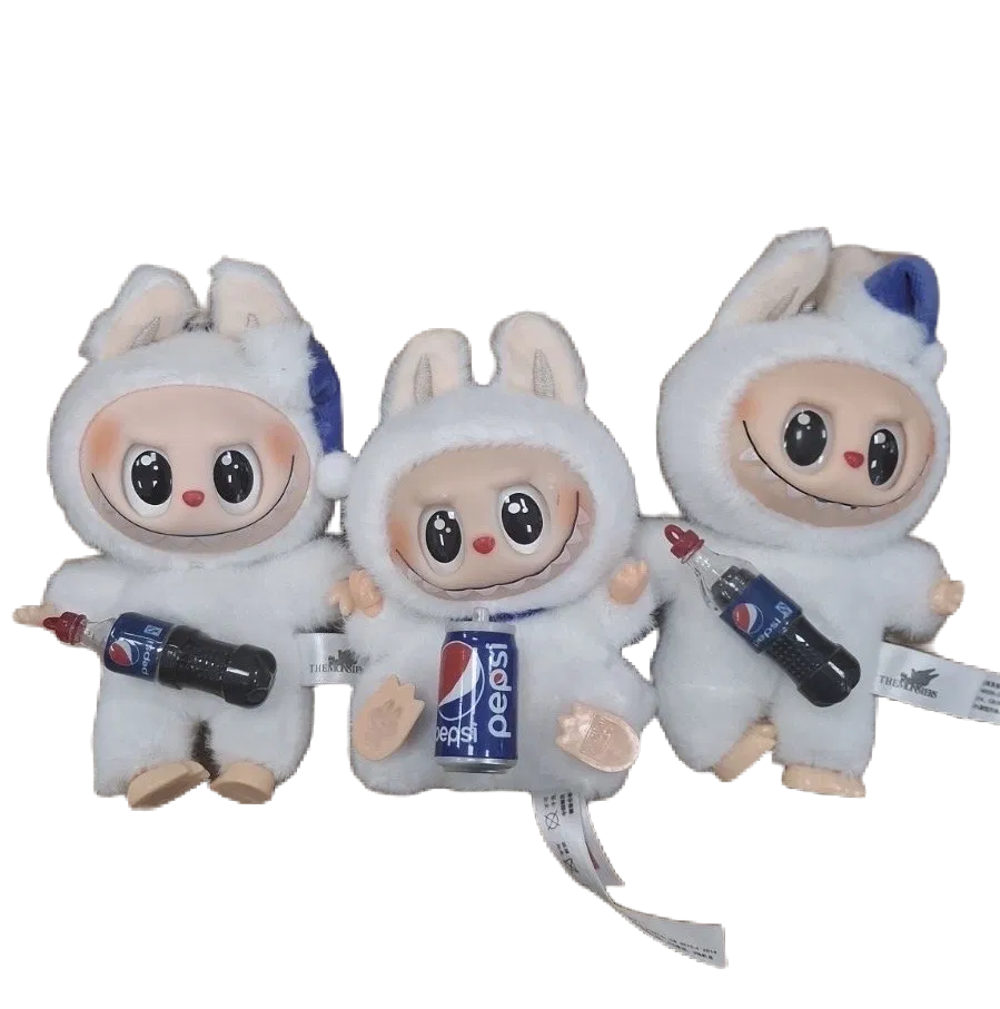 Jucarie de plus Labubu pepsi, 16 cm - imagine 3